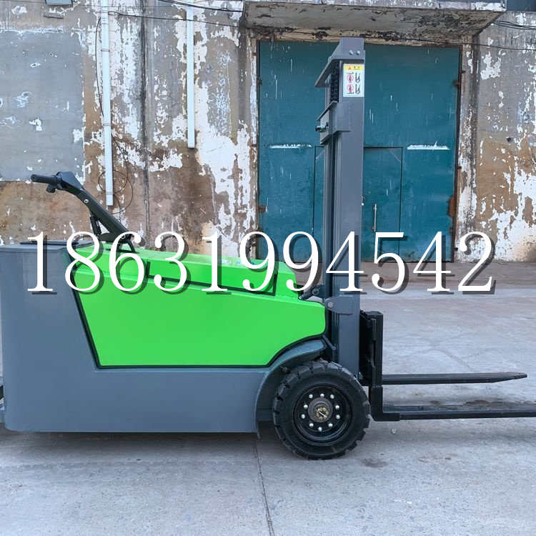 柳州市小型电动叉车1吨2吨步行站驾式电瓶堆高充电装卸车液压升降车铲车